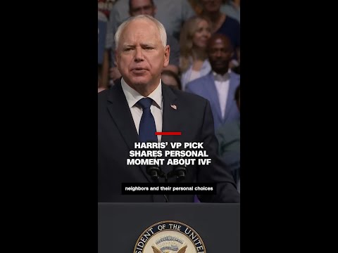 Harris’ VP pick shares personal moment about IVF