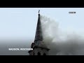 Church catches fire following storms in Wisconsin  - 00:47 min - News - Video