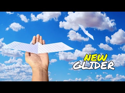 How To Make A Paper New Glider, Easy Step-by-Step Origami | Paper Glider 