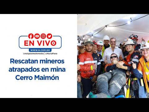 EN VIVO: Rescatan mineros atrapados en mina Cerro Maimón