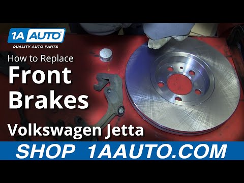 VW BORA A4 (MKIV) - - Front Brake Pads & Rotor Replacement