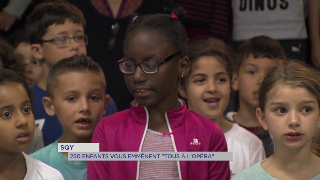 Saint-Quentin-en-Yvelines : 250 enfants vous emmènent « Tous à l’opéra »