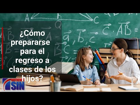 Recomendaciones antes del inicio del año escolar