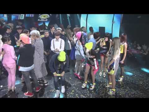 BAEKHYUN & TAEYEON 2014 Inkigayo Moments (Baekyeon)