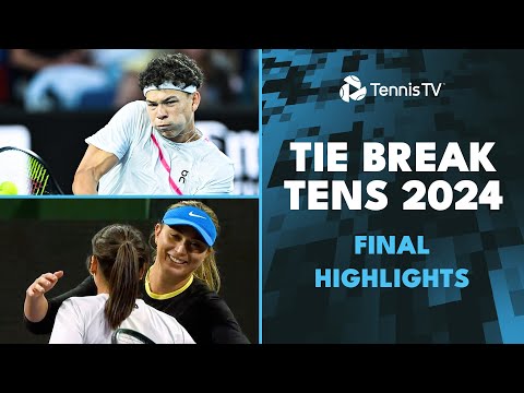 Shelton/Navarro vs Tsitsipas/Badosa For The Crown 🏆 | Tie Break Tens 2024 Final Highlights