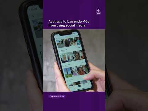 Australia to ban under-16s from using social media
