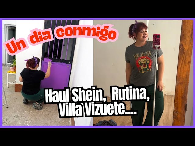 VLOG VILLA VIZUETE Un LUNES conmigo 🏡 PINTAR LA PUERTA, HAUL SHEIN, MAQUILLAJE, ... ⎥Monica Vizuete