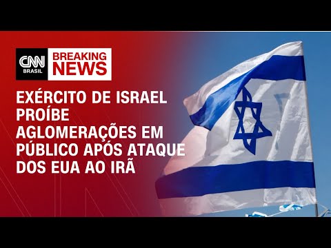 ​Israel proíbe aglomerações após ataques dos EUA ao Irã | CNN PRIME TIME