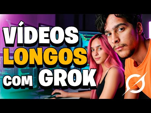 Como Criar vídeos LONGOS usando o GROK!