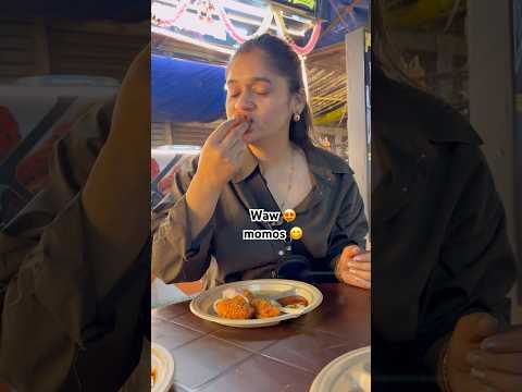 Today I try the best momos of haldwani😍 #jyotibisht #ytshorts #minivlog #viral #trending #haldwani