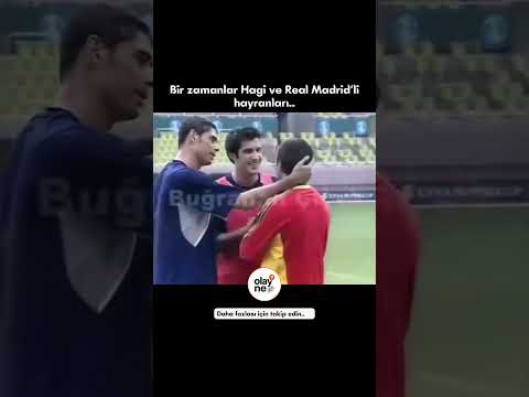 Hagi ve Real Madrid'li hayranları.. #viral #galatasaray #fenerbahçe #futbol #youtube #shorts #viral