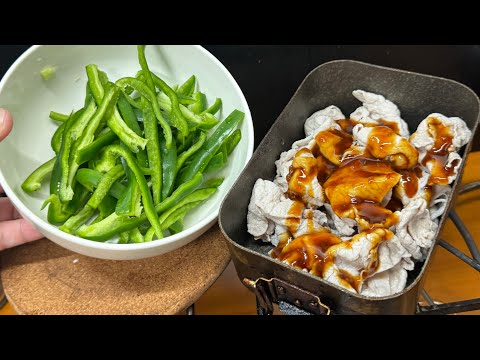 ピリ辛！セパレート式冷やしマーラーチンジャオロースをチンジャオロースカラーハイボールでキメるだけの動画