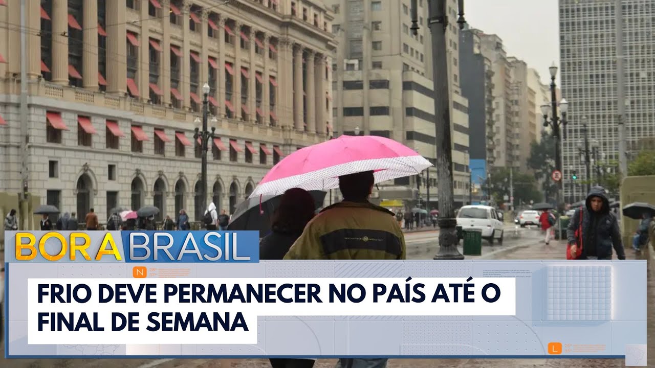 Frio deve permanecer no país até o final de semana