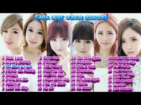 T-ARA 티아라 Great Songs (part 2) 32 ballad songs 2009-2017