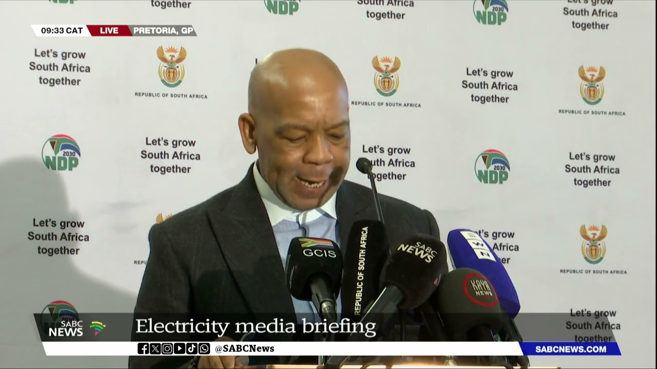 Energy Crisis | Minister Kgosientsho Ramokgopa updates on energy and electricity-related matters