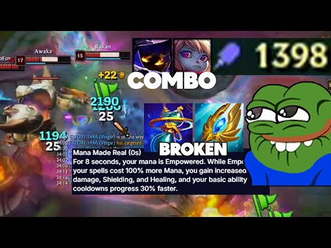 RATIRL 1400AP Veigar with NEW ITEMS doing VEIGAR POPPY COMBO