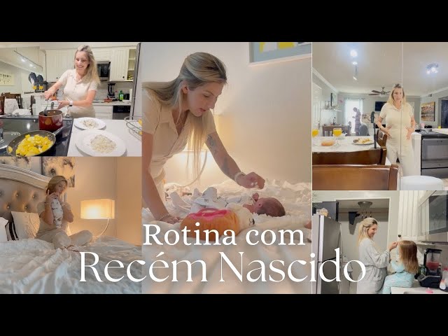 COMO ESTÁ SENDO A ROTINA DO DIA COM UM RECÉM NASCIDO?