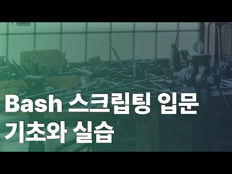 Bash 스크립트 입문 - 기초와 실습