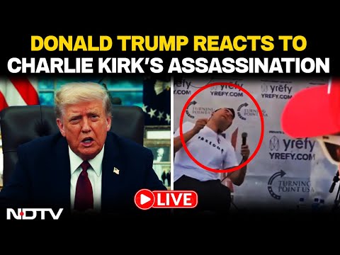 Trump Reaction On Charlie Kirk Death | Charlie Kirk Death News LIVE | Donald Trump On Charlie Kirk