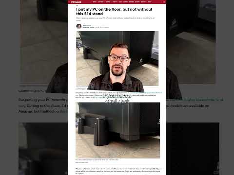 Get your desktop off the floor