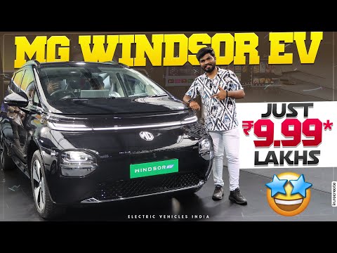 MG Windsor Electric Car Review🤩 | Tata Nexon EV Competitor..? | Electric Vehicles India