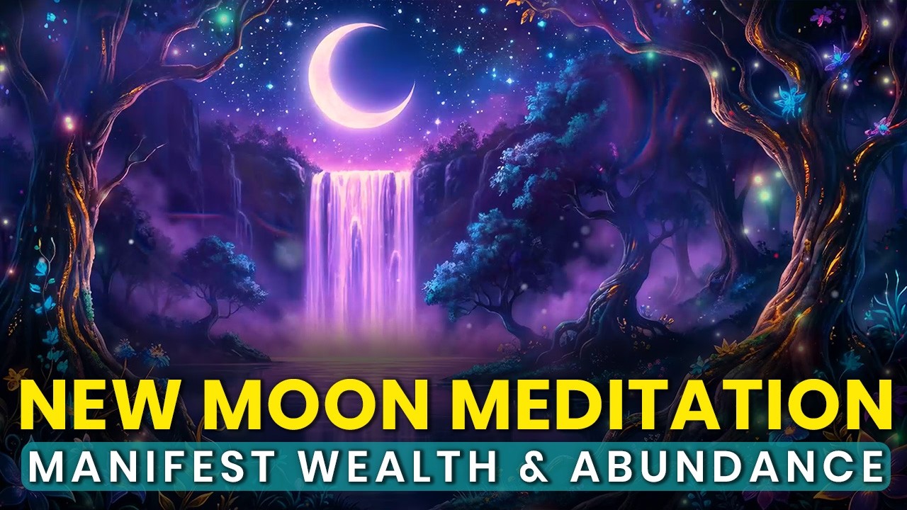 New Moon Meditation Music (March 2026): Manifest Financial Success & Abundance