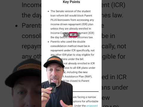 The College Investor | 🚨Parent PLUS Borrower Alert: Big Changed May Be Coming For Parent Student Loan Borrowers