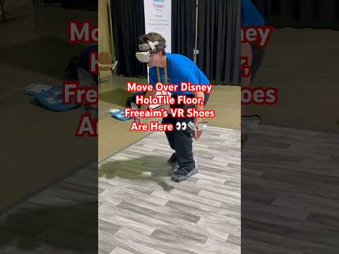 First Look at Freeaim’s VR Shoes at Augmented World Expo