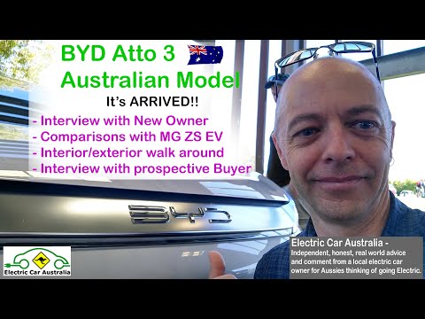 BYD Atto 3 - Australian Model Budget EV? | Interview with Owner + Walkaround | Comparing to MG ZS EV