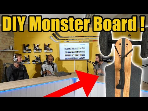 DYI monster electric skateboard and NEW podcast host!! Podcast S2 S8