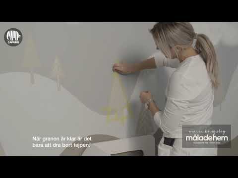 Maria Kingsley och Caparol Färg inspirerar till målning - Måla väggar som Maria!