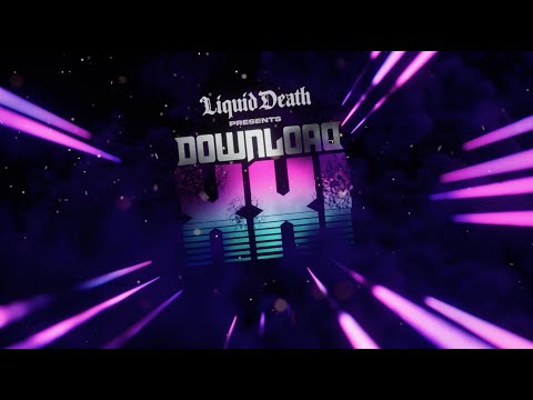 This is #LiquidDeath presents Download Festival 2024 🖤