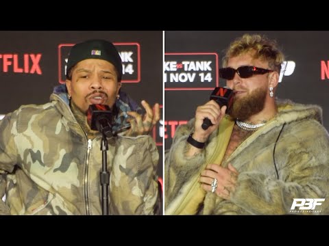 “ANKLE MONITOR AND THE HANDCUFFS” – JAKE PAUL AND GERVONTA DAVIS GET PERSONAL AT PRESS CONFERENCE