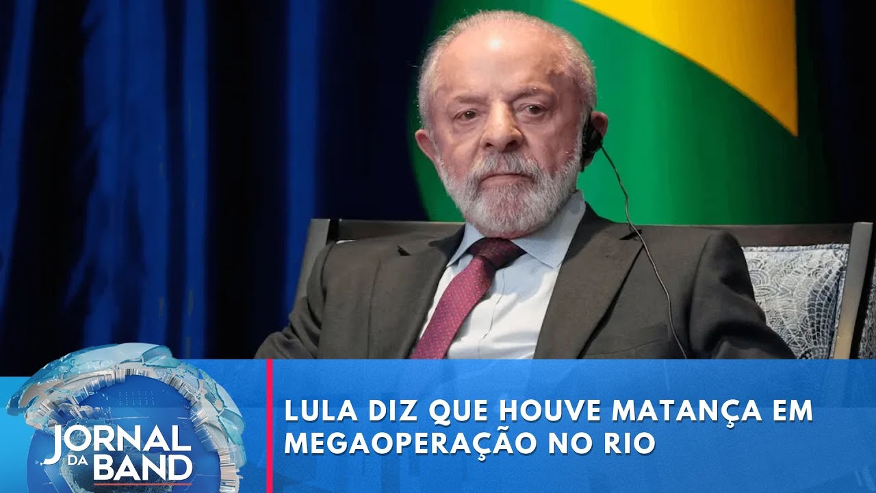 Lula diz que houve matança em megaoperação no Rio de Janeiro | Jornal da Band