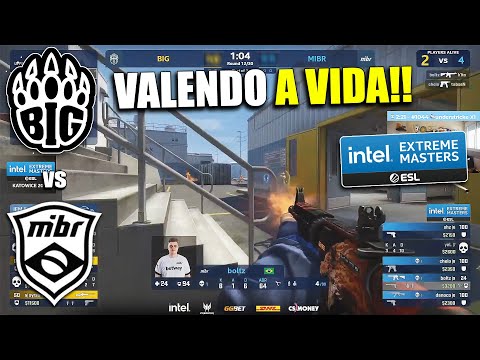 VALENDO TUDO!! MIBR vs BiG IEM Katowice 2021 HIGHLIGHTS CSGO