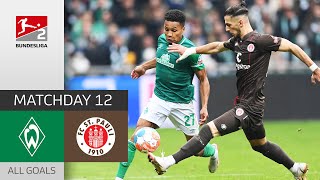 Exciting Draw! | Werder Bremen — FC St. Pauli 1-1 | All Goals | Matchday 12 – Bundesliga 2 — 2021/22