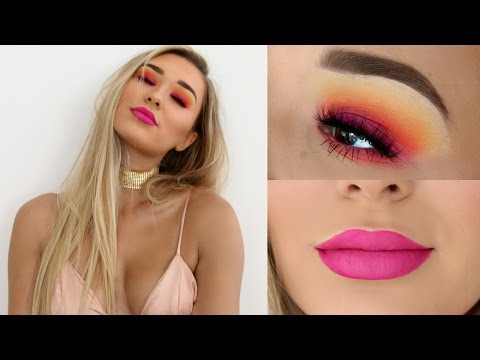Colourful Full Glam Makeup Tutorial | SHANI GRIMMOND