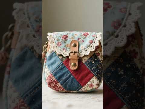 Create & Sell: Vintage-Style Patchwork Bags #bag #bagdesign