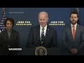 Biden: Strong jobs show economic plan working  - 01:41 min - News - Video