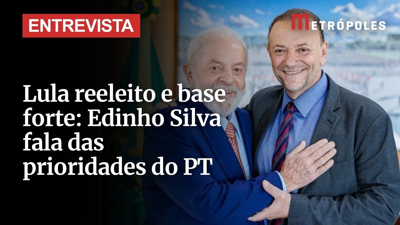 Lula reeleito e base forte Edinho Silva presidente nacional do PT fala das prioridades do partido