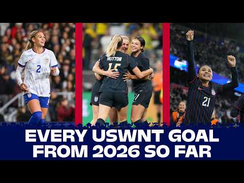 Every USWNT goal from 2026 so far ‼️