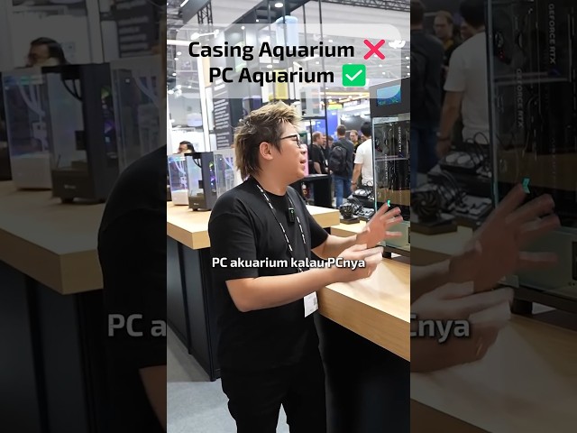 PC Aquarium direndam 'air' Thermaltake Immersion Cooling #computex2025