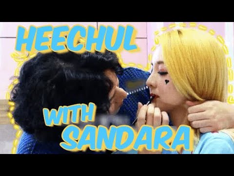Heechul with Sandara