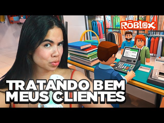 VIREI DONA DE LOJA E DISCUTI COM MINHA CLIENTE NO ROBLOX