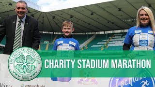 Lochlan Murdoch visits Celtic Park for Charity Stadium Marathon