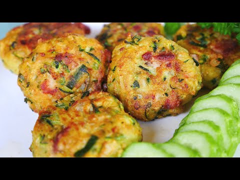 Сочные Котлеты с Кабачком и рубленым мясом