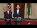 Biden says US is working on Israel-Hamas hostage deal as he meets with Jordans King Abdullah II  - 01:31 min - News - Video