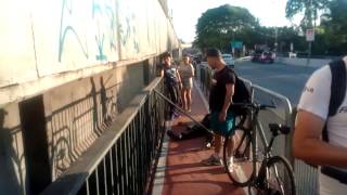 Bikers Rio Pardo | Vídeos | Barra de ferro instalada em ciclovia causa acidente com ciclista