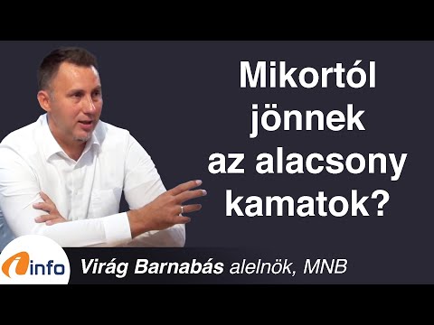 Mikortól jönnek az alacsony kamatok? Virág Barnabás, Inforádió, Aréna