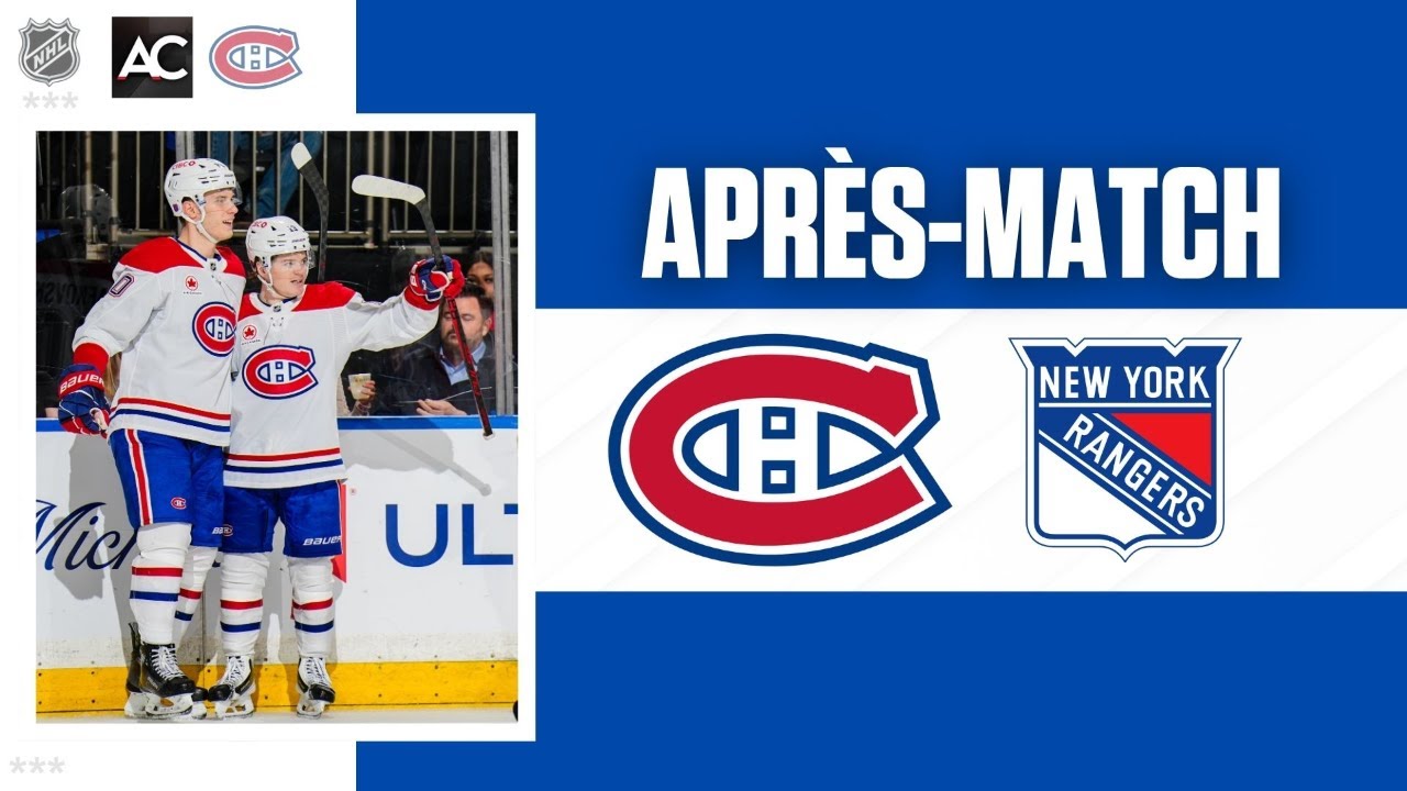 Après-match Canadiens - Rangers